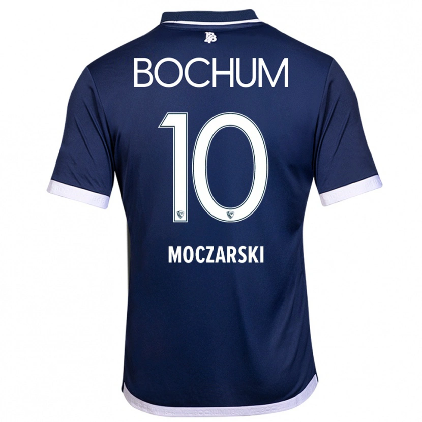 Danxen Hombre Camiseta Anna Moczarski #10 Azul Marino Blanco 1ª Equipación 2025/26 La Camisa México