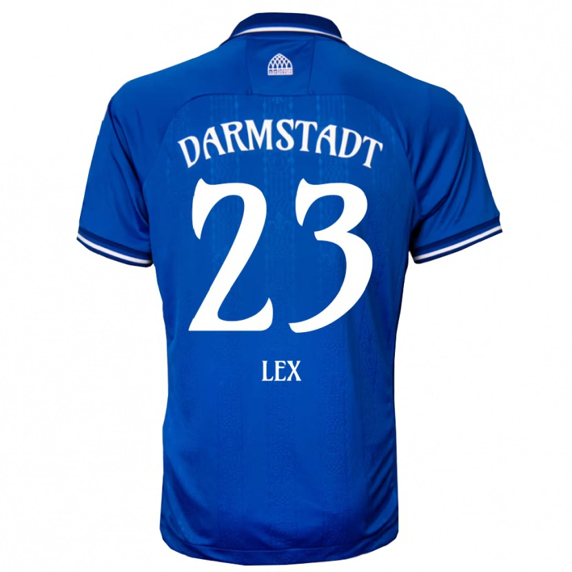 Danxen Hombre Camiseta Claudius Lex #23 Azul Blanco 1ª Equipación 2025/26 La Camisa México