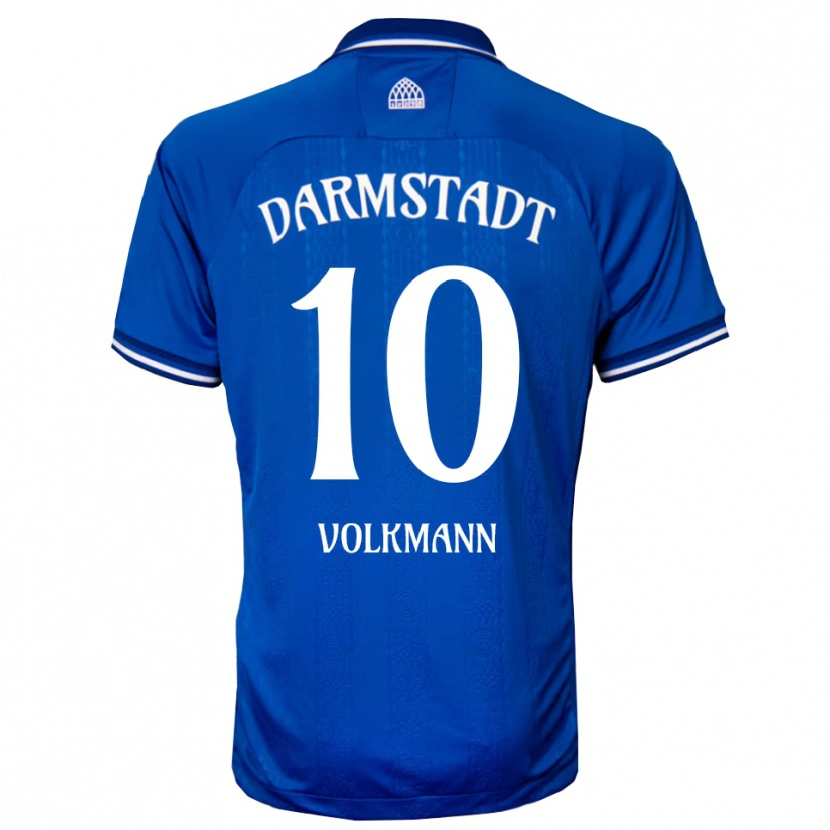 Danxen Hombre Camiseta Japhet Volkmann #10 Azul Blanco 1ª Equipación 2025/26 La Camisa México