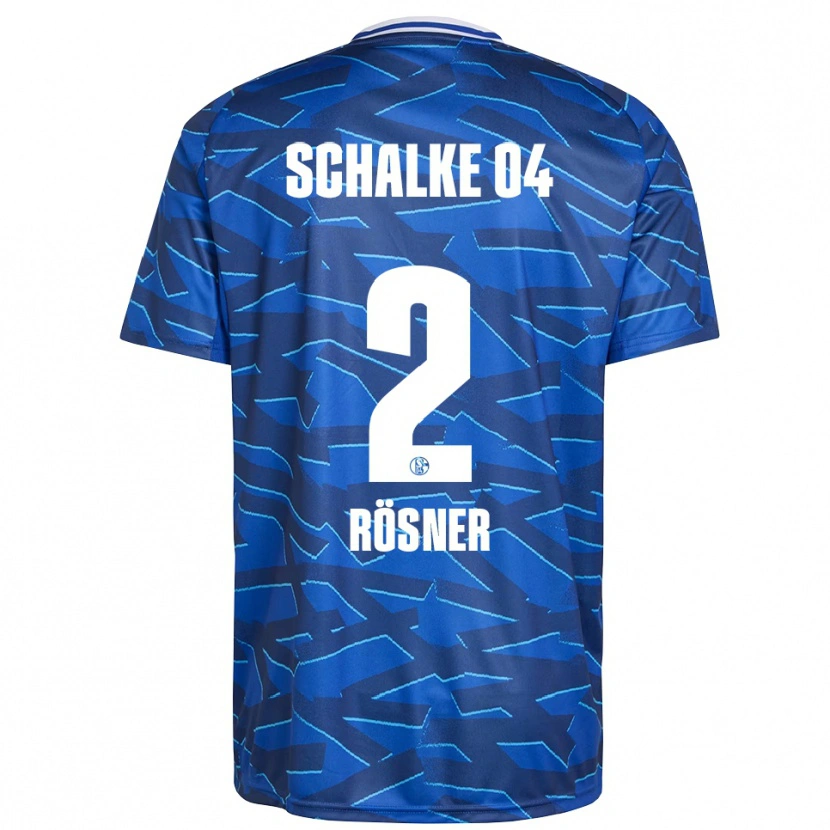 Danxen Hombre Camiseta Magnus Rösner #2 Azul Real Blanco 1ª Equipación 2025/26 La Camisa México