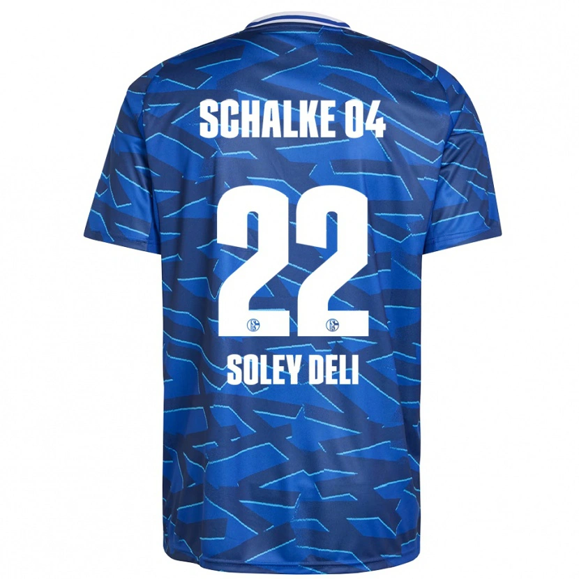 Danxen Hombre Camiseta Dilara Soley Deli #22 Azul Real Blanco 1ª Equipación 2025/26 La Camisa México