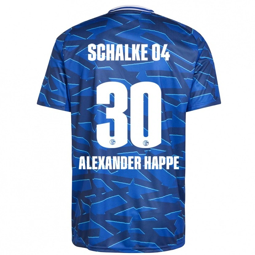 Danxen Hombre Camiseta Luca Alexander Happe #30 Azul Real Blanco 1ª Equipación 2025/26 La Camisa México