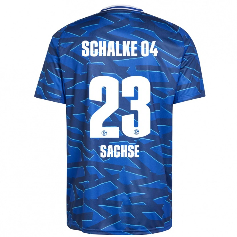 Danxen Hombre Camiseta Jakob Sachse #23 Azul Real Blanco 1ª Equipación 2025/26 La Camisa México