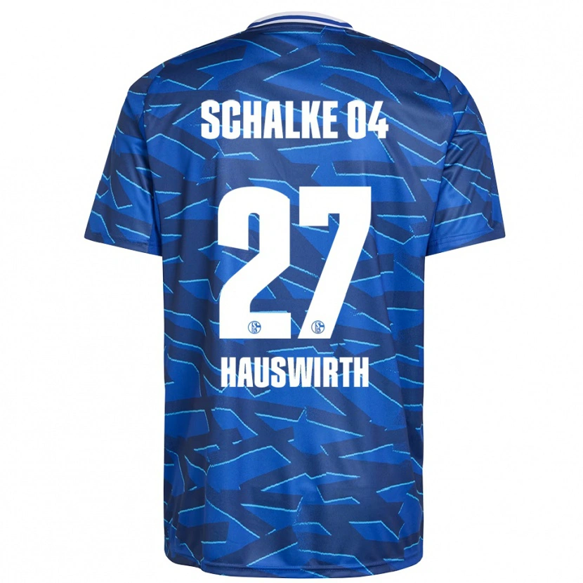 Danxen Hombre Camiseta Max Hauswirth #27 Azul Real Blanco 1ª Equipación 2025/26 La Camisa México