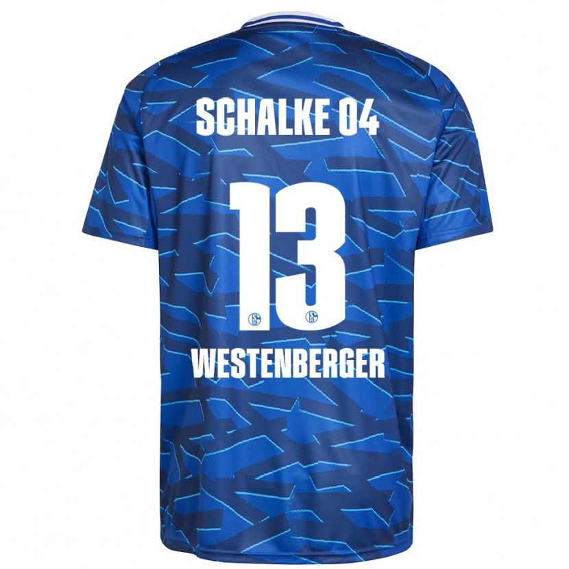 Danxen Hombre Camiseta Noel Westenberger #13 Azul Real Blanco 1ª Equipación 2025/26 La Camisa México