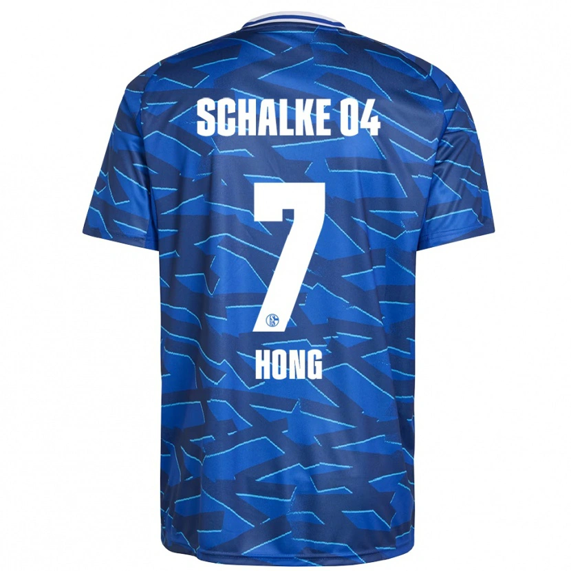 Danxen Hombre Camiseta Seok-Ju Hong #7 Azul Real Blanco 1ª Equipación 2025/26 La Camisa México