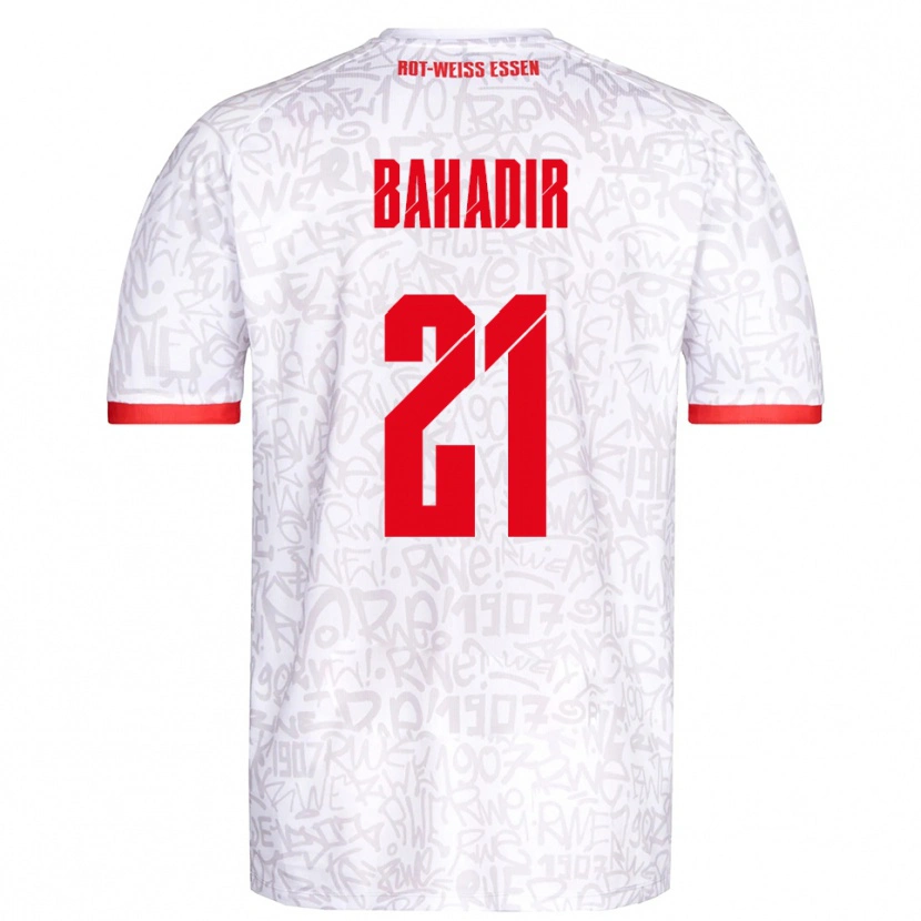 Danxen Hombre Camiseta Burak Bahadir #21 Blanco Rojo 1ª Equipación 2025/26 La Camisa México