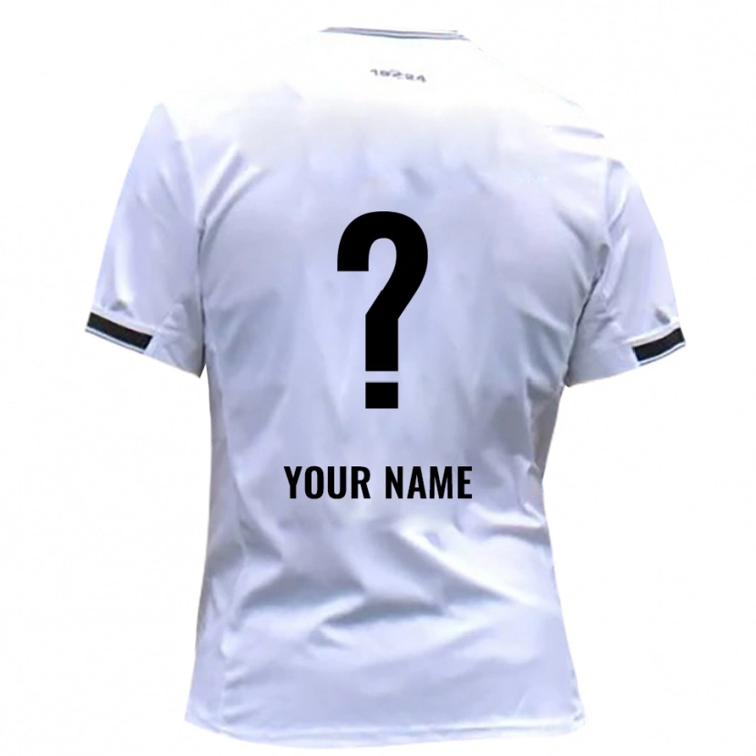 Danxen Hombre Camiseta Su Nombre #0 Blanco Rojo 1ª Equipación 2025/26 La Camisa México