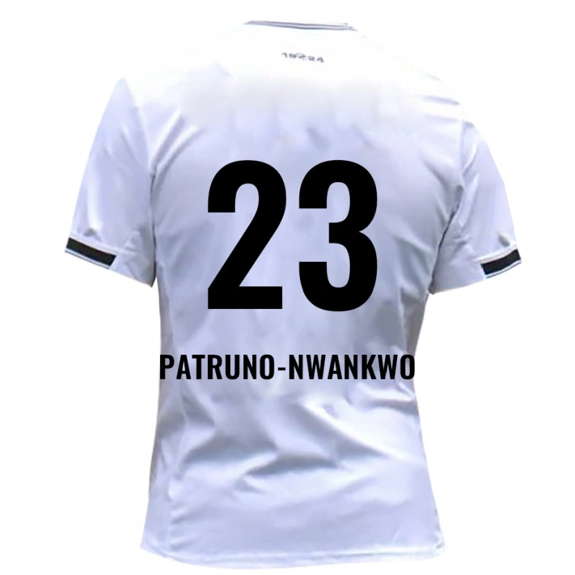Danxen Hombre Camiseta Josiah Patruno-Nwankwo #23 Blanco Rojo 1ª Equipación 2025/26 La Camisa México