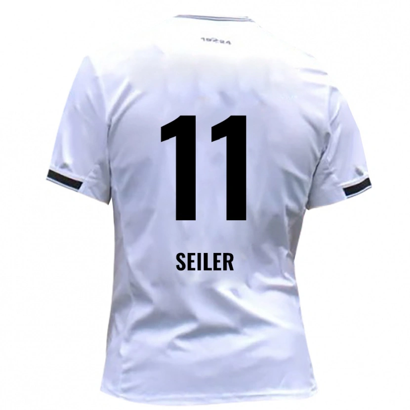Danxen Hombre Camiseta Janis Seiler #11 Blanco Rojo 1ª Equipación 2025/26 La Camisa México