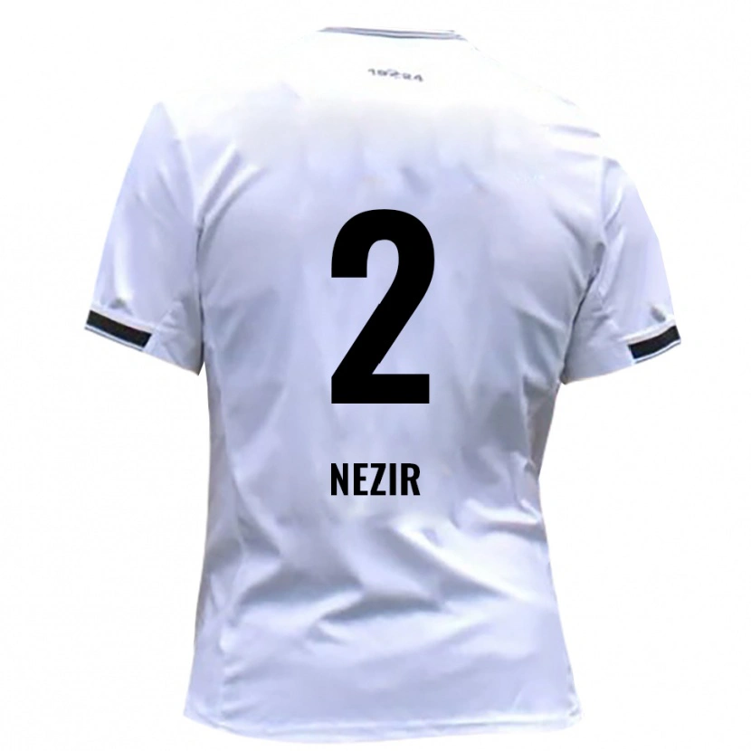 Danxen Hombre Camiseta Adrian Nezir #2 Blanco Rojo 1ª Equipación 2025/26 La Camisa México