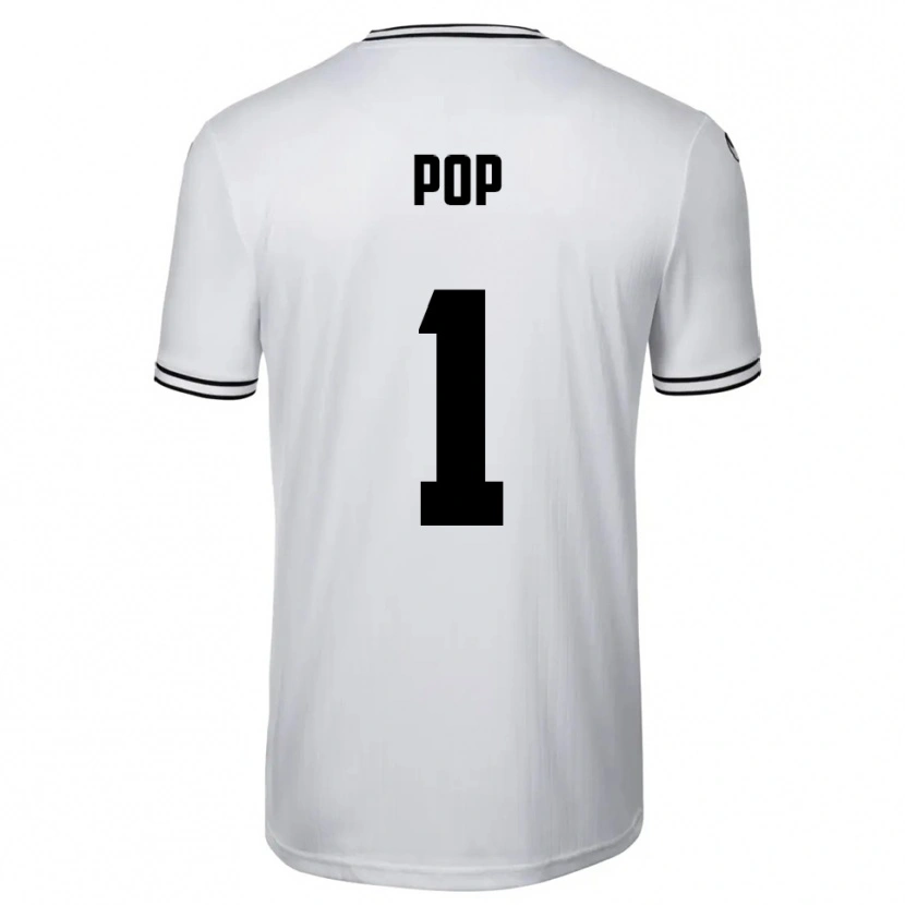 Danxen Hombre Camiseta Nico Pop #1 Blanco Negro 1ª Equipación 2025/26 La Camisa México