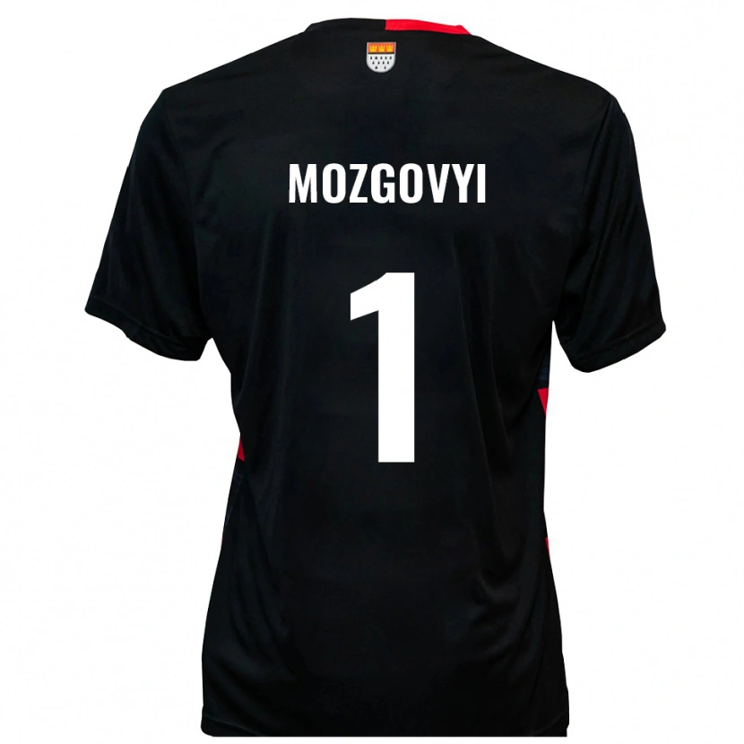 Danxen Hombre Camiseta Arseniy Mozgovyi #1 Negro Rojo 1ª Equipación 2025/26 La Camisa México