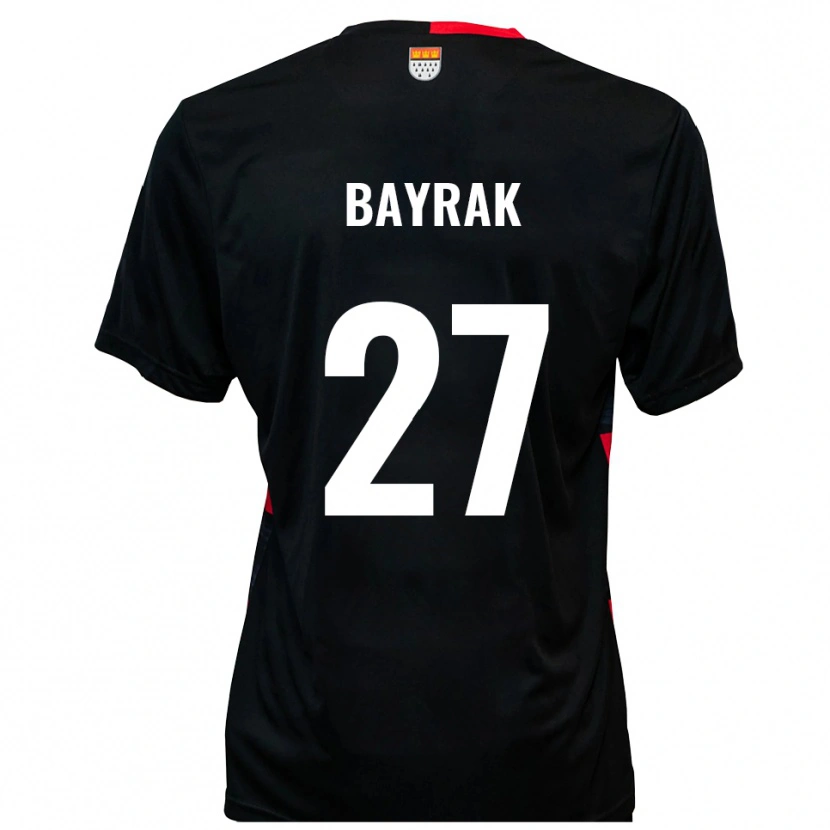 Danxen Hombre Camiseta Boran Bayrak #27 Negro Rojo 1ª Equipación 2025/26 La Camisa México