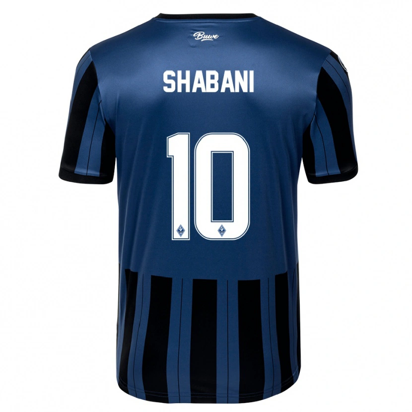 Danxen Hombre Camiseta David Shabani #10 Azul Gris Negro 1ª Equipación 2025/26 La Camisa México