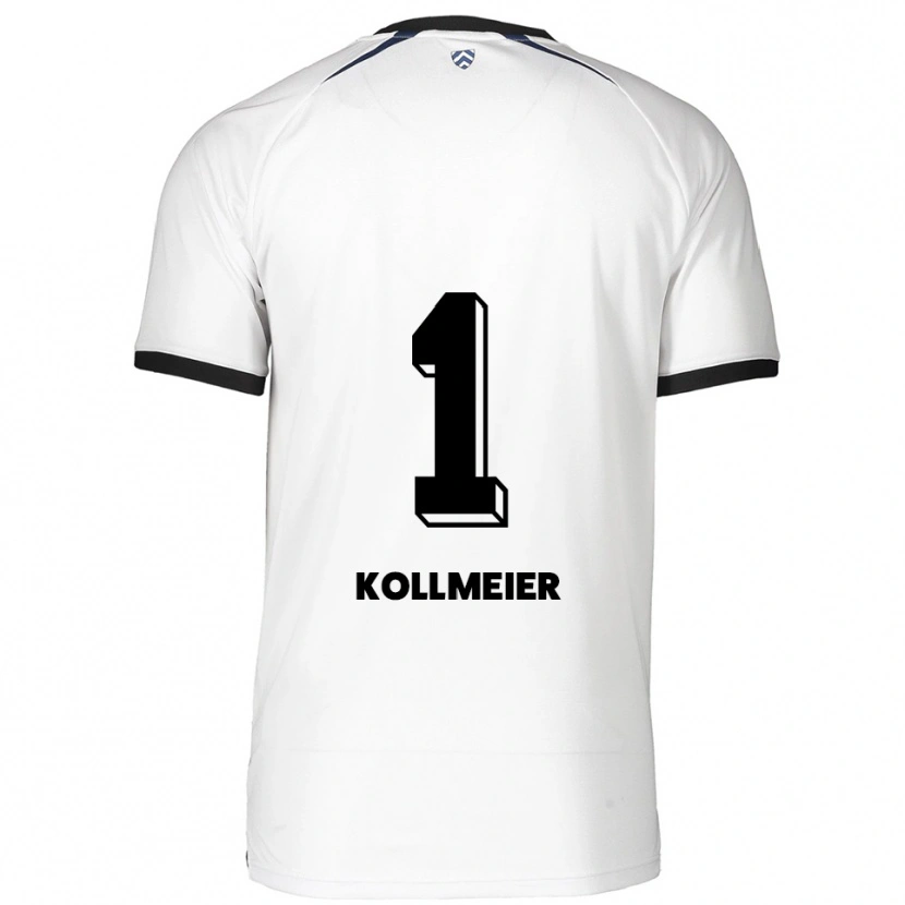 Danxen Hombre Camiseta Anton Kollmeier #1 Blanco Negro 2ª Equipación 2025/26 La Camisa México
