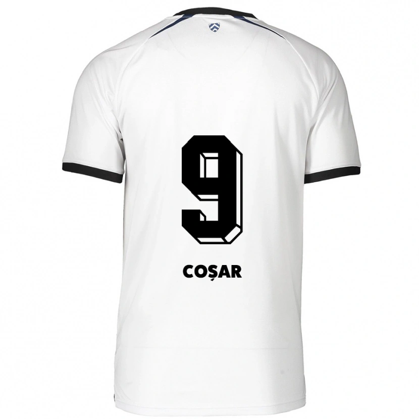 Danxen Hombre Camiseta Tanay Coşar #9 Blanco Negro 2ª Equipación 2025/26 La Camisa México