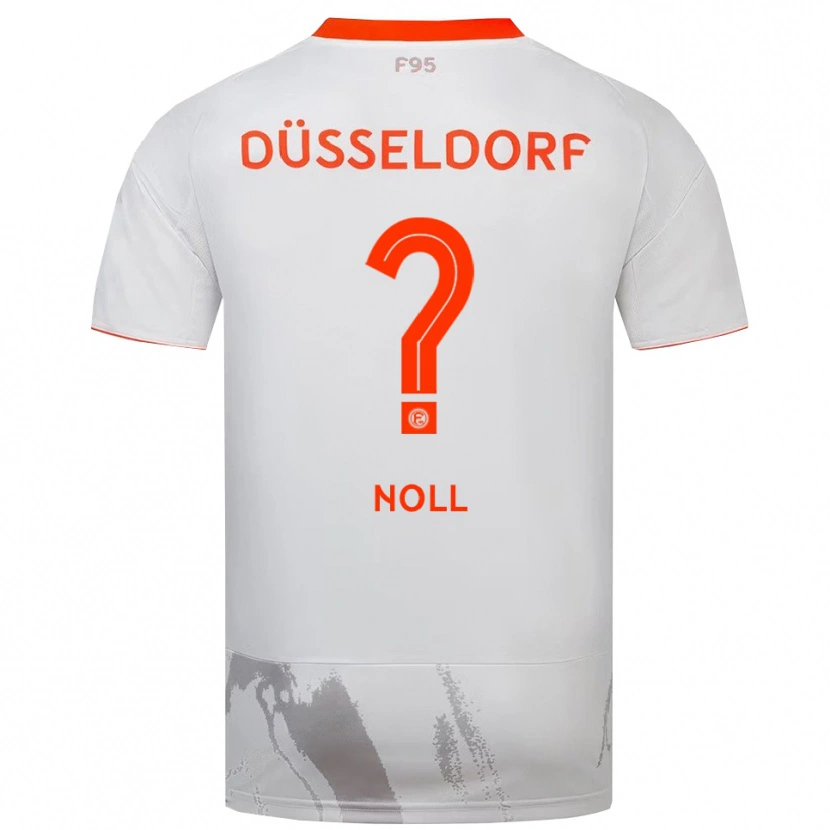 Danxen Hombre Camiseta Linda Noll #0 Blanco Naranja 2ª Equipación 2025/26 La Camisa México