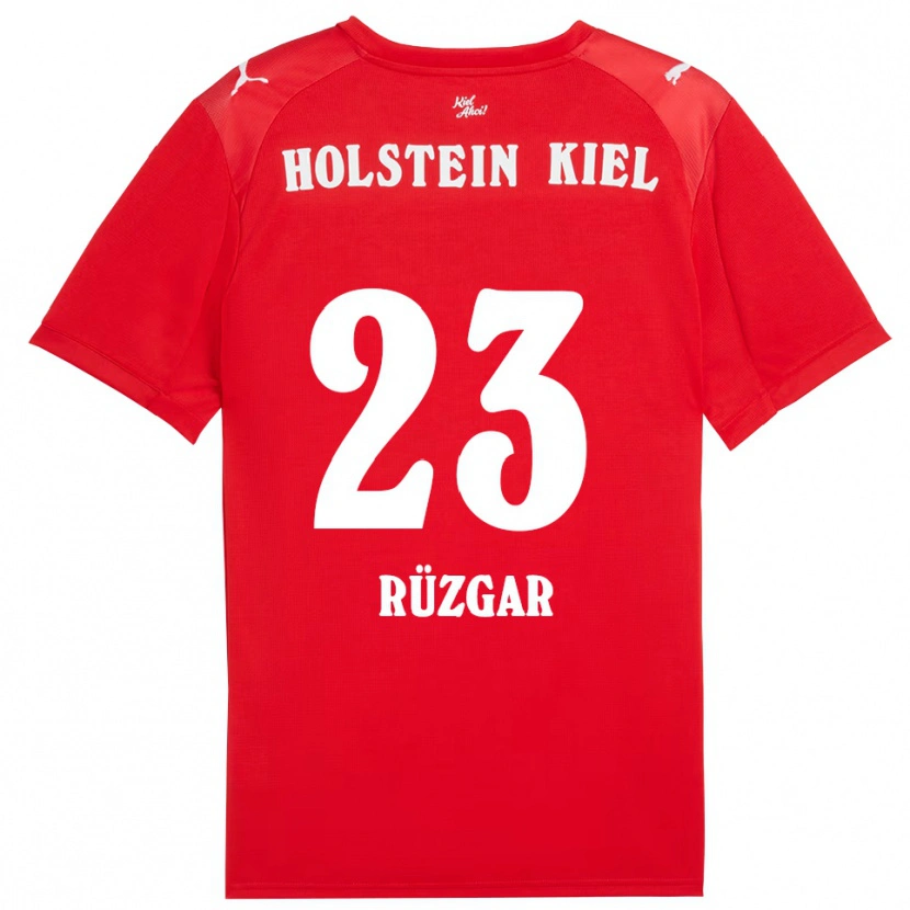 Danxen Hombre Camiseta Enes Rüzgar #23 Rojo Azul 2ª Equipación 2025/26 La Camisa México