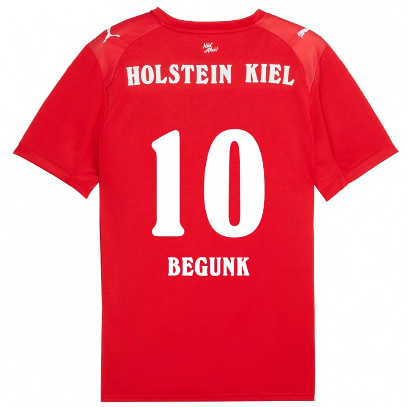 Danxen Hombre Camiseta Sarah Begunk #10 Rojo Azul 2ª Equipación 2025/26 La Camisa México