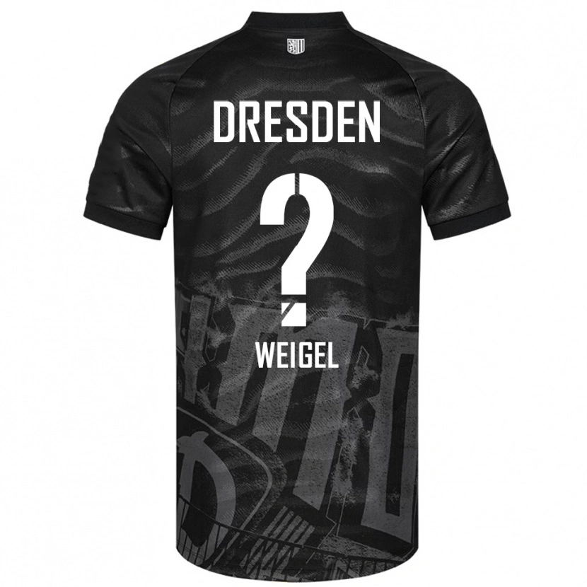 Danxen Hombre Camiseta Julia Weigel #0 Negro Gris 2ª Equipación 2025/26 La Camisa México