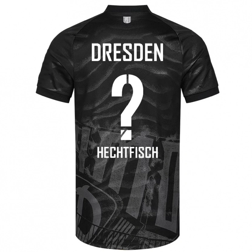Danxen Hombre Camiseta Anna Hechtfisch #0 Negro Gris 2ª Equipación 2025/26 La Camisa México