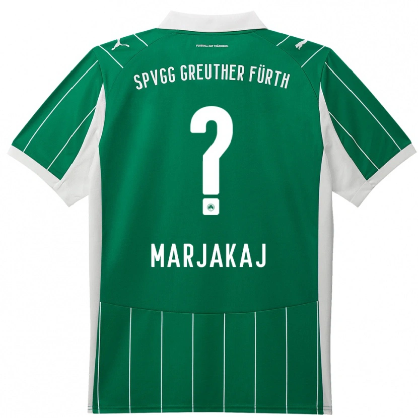 Danxen Hombre Camiseta Sabina Marjakaj #0 Verde Blanco 2ª Equipación 2025/26 La Camisa México