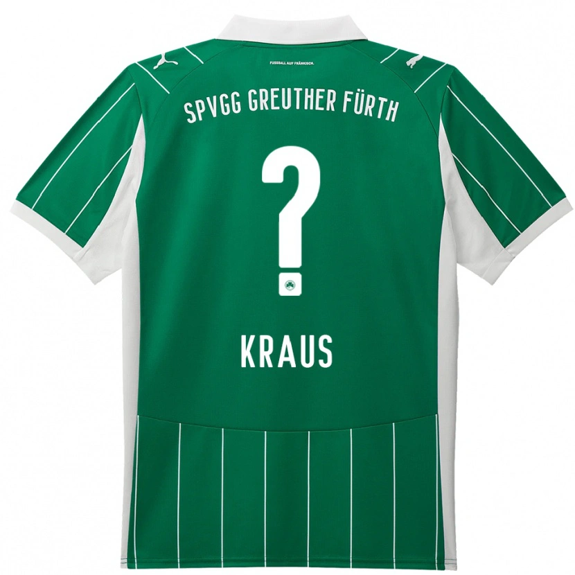 Danxen Hombre Camiseta Scarlett Kraus #0 Verde Blanco 2ª Equipación 2025/26 La Camisa México