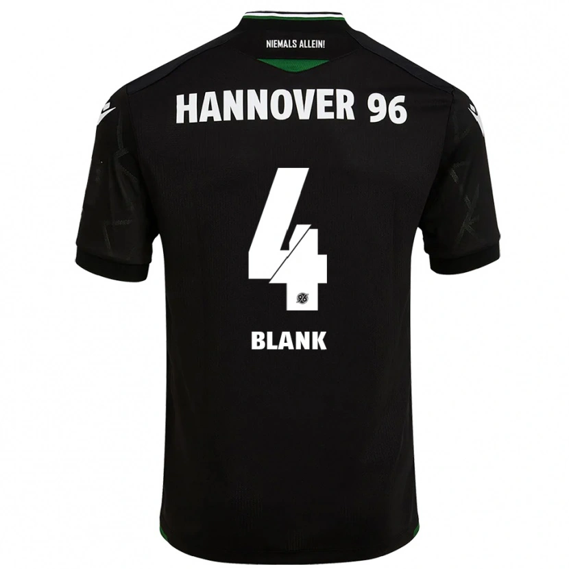 Danxen Hombre Camiseta Hendry Blank #4 Negro Verde 2ª Equipación 2025/26 La Camisa México