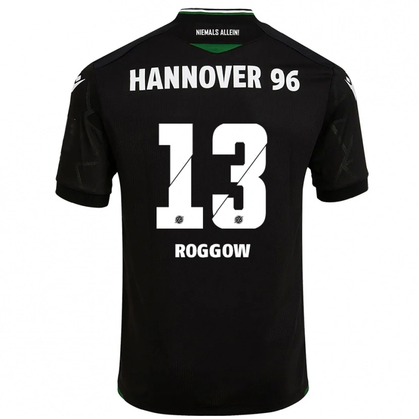 Danxen Hombre Camiseta Franz Roggow #13 Negro Verde 2ª Equipación 2025/26 La Camisa México