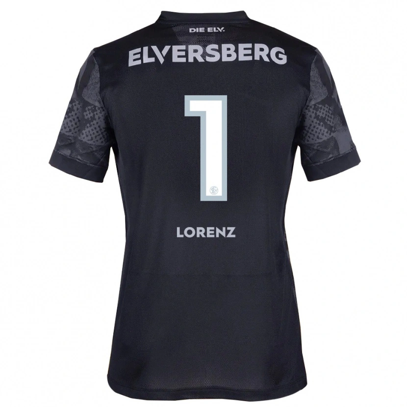 Danxen Hombre Camiseta Paul Lorenz #1 Negro Gris 2ª Equipación 2025/26 La Camisa México