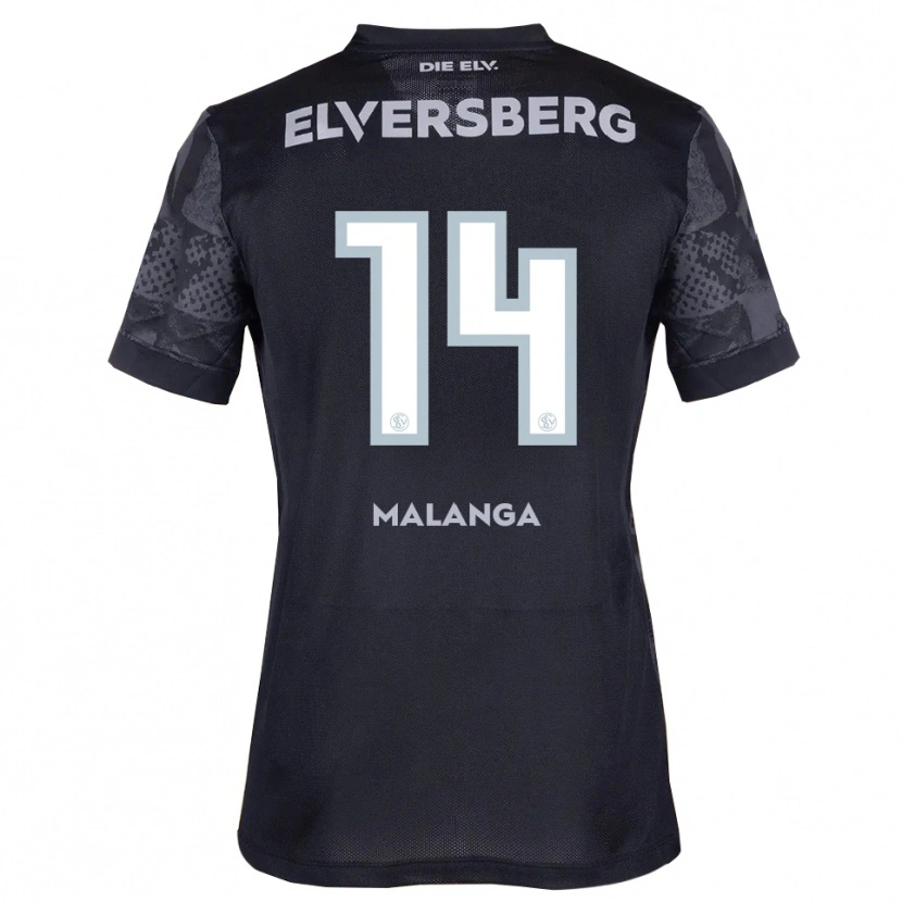 Danxen Hombre Camiseta Jarzinho Malanga #14 Negro Gris 2ª Equipación 2025/26 La Camisa México