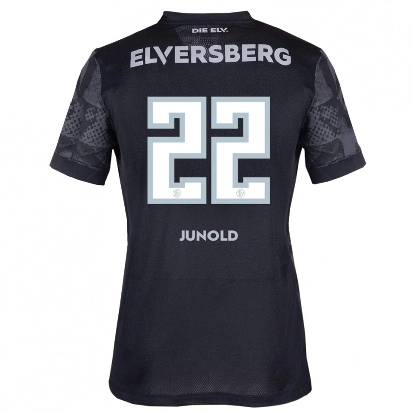 Danxen Hombre Camiseta Emma Junold #22 Negro Gris 2ª Equipación 2025/26 La Camisa México