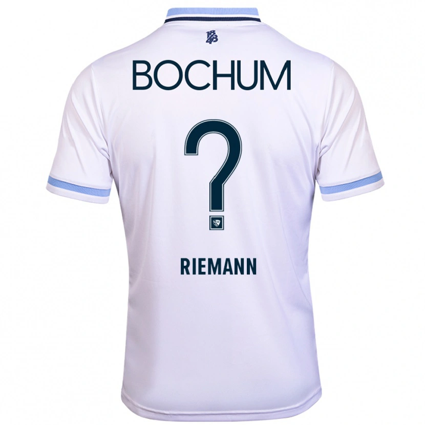 Danxen Hombre Camiseta Manuel Riemann #0 Blanco Azul Cielo 2ª Equipación 2025/26 La Camisa México