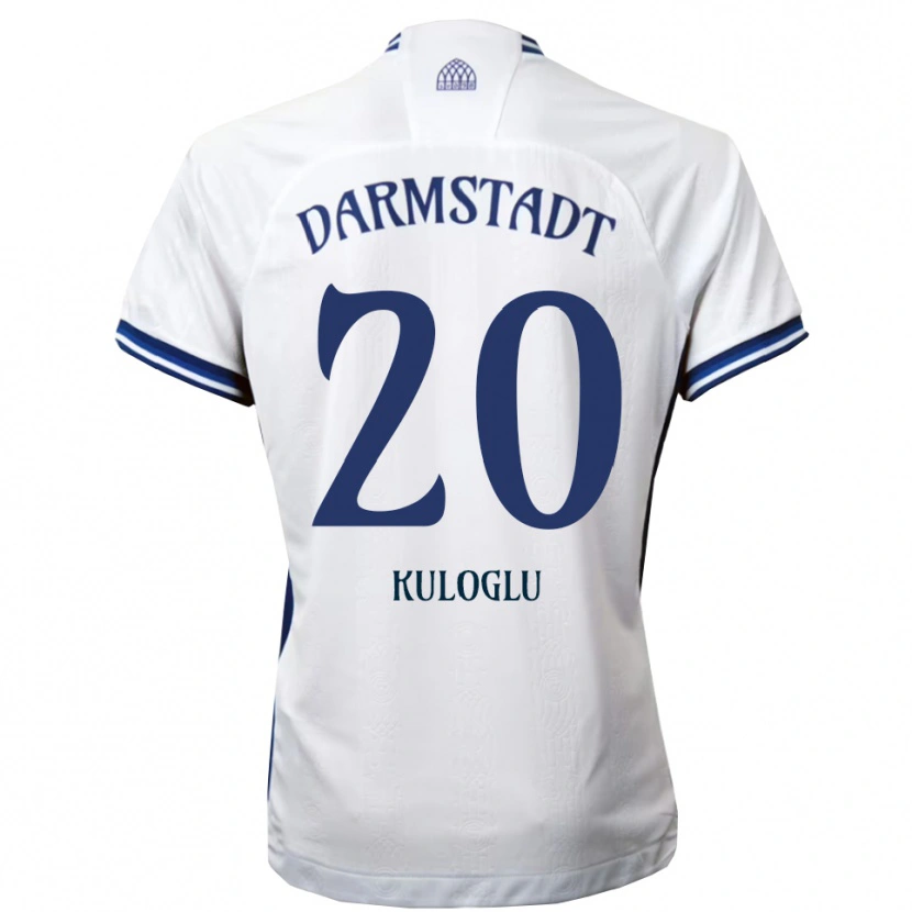 Danxen Hombre Camiseta Can Kuloglu #20 Blanco Azul 2ª Equipación 2025/26 La Camisa México