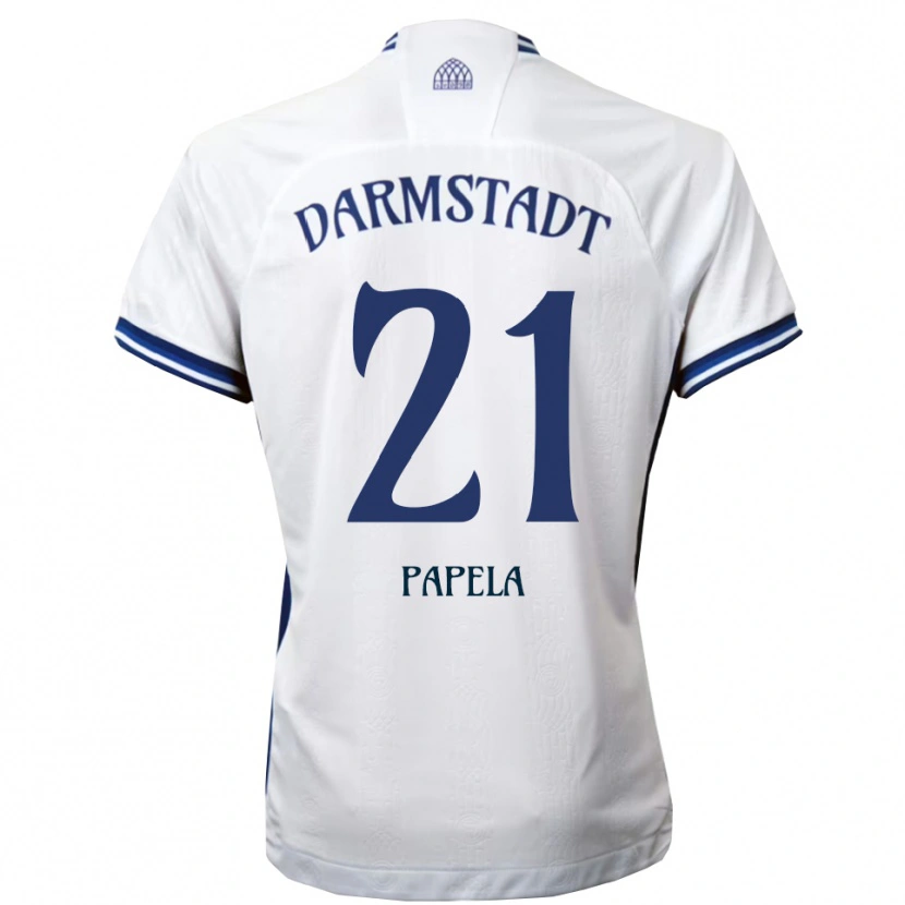 Danxen Hombre Camiseta Merveille Papela #21 Blanco Azul 2ª Equipación 2025/26 La Camisa México