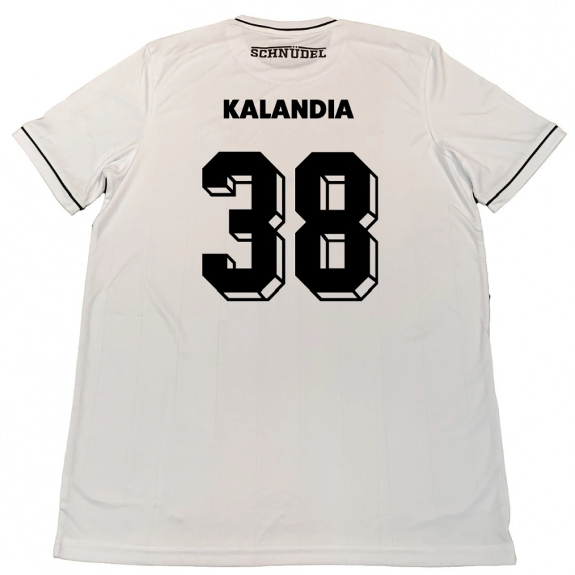 Danxen Hombre Camiseta Luka Kalandia #38 Blanco Negro 2ª Equipación 2025/26 La Camisa México