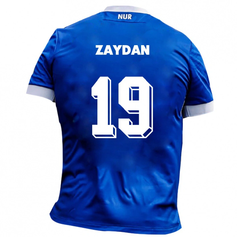 Danxen Hombre Camiseta Jannis Zaydan #19 Azul Blanco 2ª Equipación 2025/26 La Camisa México