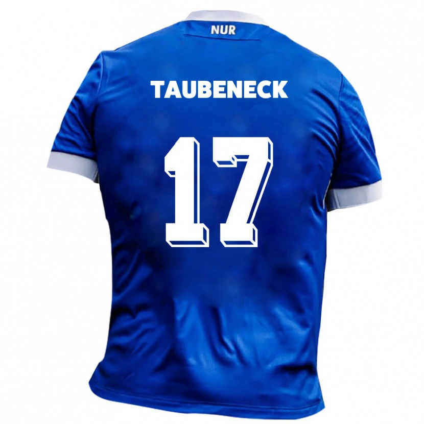 Danxen Hombre Camiseta Joey Taubeneck #17 Azul Blanco 2ª Equipación 2025/26 La Camisa México