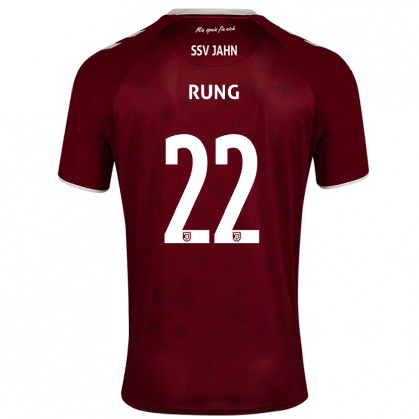 Danxen Hombre Camiseta Julian Rung #22 Borgoña Blanco 2ª Equipación 2025/26 La Camisa México