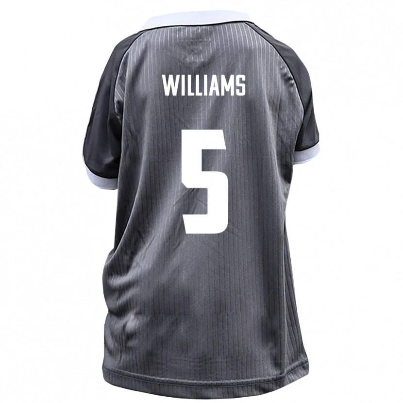 Danxen Hombre Camiseta Daniel Williams #5 Gris Blanco 2ª Equipación 2025/26 La Camisa México