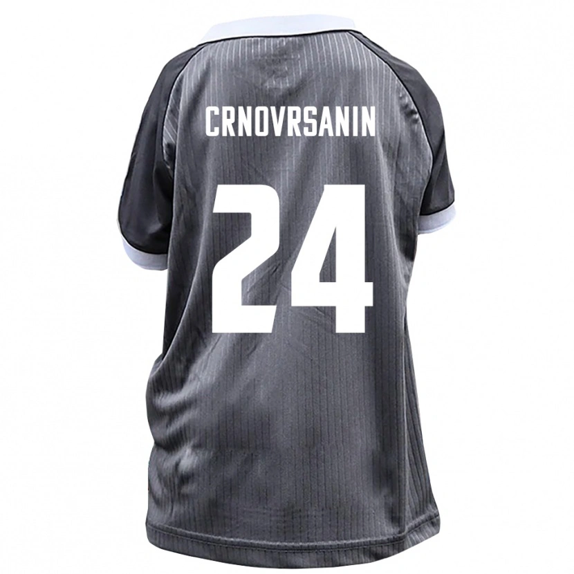Danxen Hombre Camiseta Sadin Crnovrsanin #24 Gris Blanco 2ª Equipación 2025/26 La Camisa México