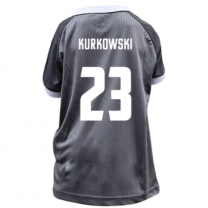 Danxen Hombre Camiseta Hannes Kurkowski #23 Gris Blanco 2ª Equipación 2025/26 La Camisa México