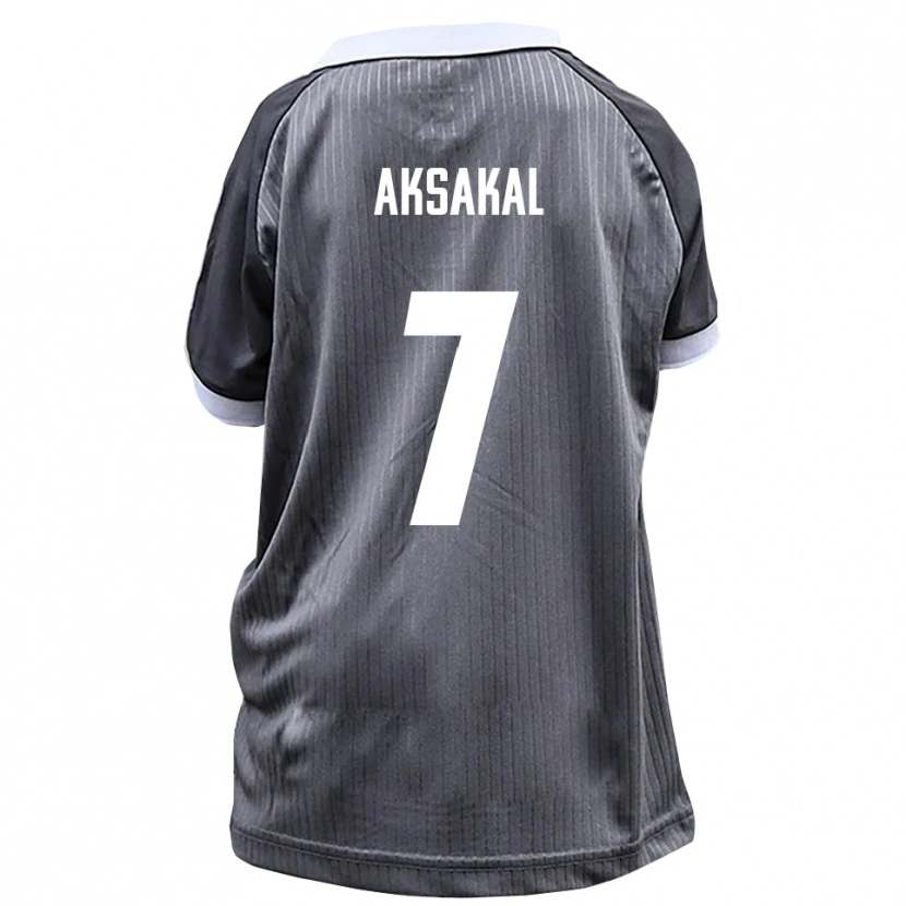 Danxen Hombre Camiseta Ensar Aksakal #7 Gris Blanco 2ª Equipación 2025/26 La Camisa México