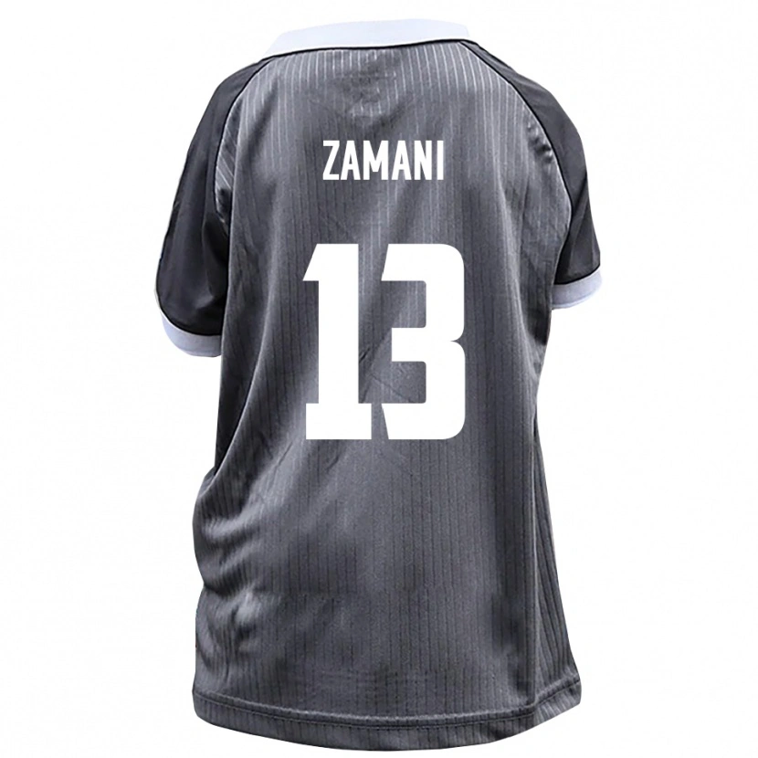 Danxen Hombre Camiseta Erfan Zamani #13 Gris Blanco 2ª Equipación 2025/26 La Camisa México