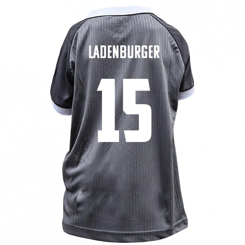 Danxen Hombre Camiseta Linus Ladenburger #15 Gris Blanco 2ª Equipación 2025/26 La Camisa México