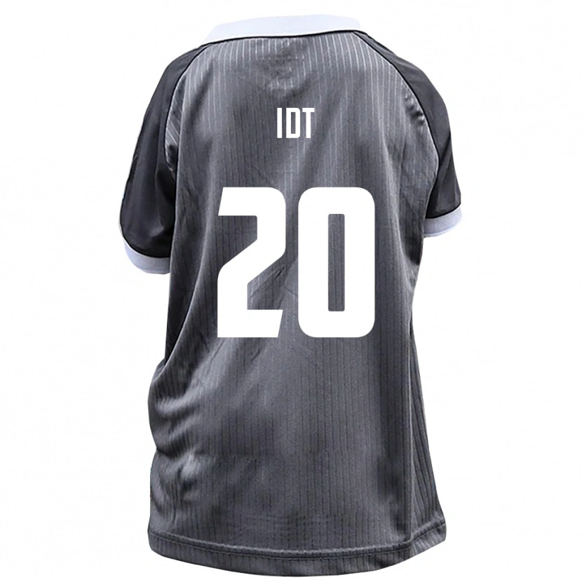 Danxen Hombre Camiseta David Idt #20 Gris Blanco 2ª Equipación 2025/26 La Camisa México