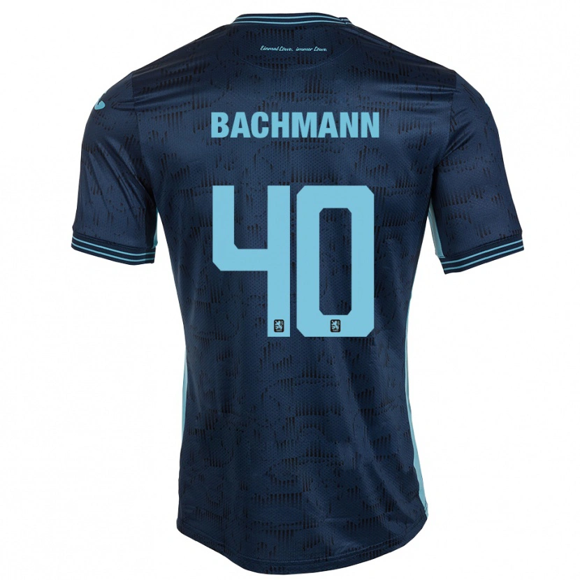 Danxen Hombre Camiseta Paul Bachmann #40 Azul Real 2ª Equipación 2025/26 La Camisa México