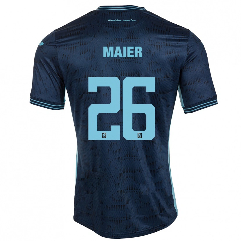 Danxen Hombre Camiseta Philipp Maier #26 Azul Real 2ª Equipación 2025/26 La Camisa México