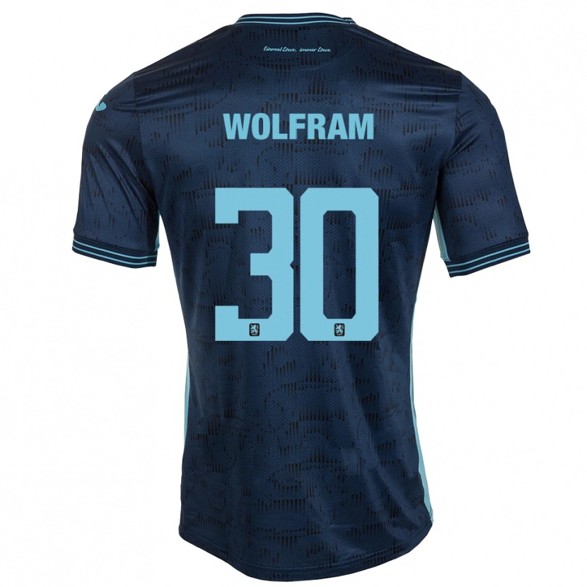 Danxen Hombre Camiseta Maximilian Wolfram #30 Azul Real 2ª Equipación 2025/26 La Camisa México